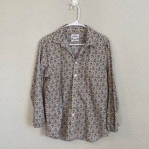 Cream Flower Shirt